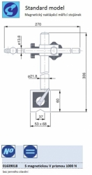 Magnetický stojánek: INTERAPID 01639018