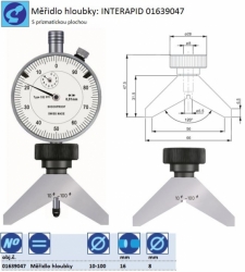 Měřidlo hloubky: INTERAPID 01639047
