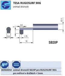 Snímač drsnosti SB20P