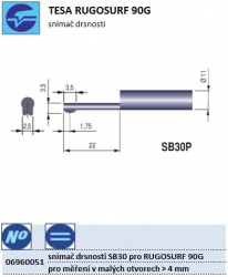 Snímač drsnosti SB30P