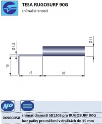 snímač drsnosti SB120S
