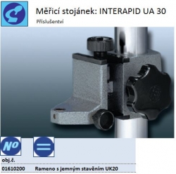 Rameno s jemným stavěním UK20; 01610200