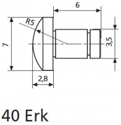 Sférický měřicí dotek 40 Erk