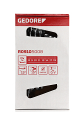 R0910 (MM) Sada očkových otevřených klíčů