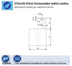 Doteky pro měření od 10 mm