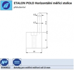 Doteky pro vnitřní měření od 13 mm