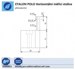 Doteky pro vnitřní měření od 5 mm