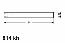 Držák 814 kh pro měřicí kužel 817 ks