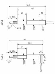 Indukčnostní snímače Mahr: Millimar 1301 / 1303