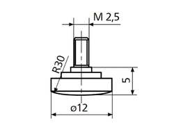 Talířkové měřicí doteky, sférické MarCator 908 / 908 H