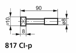 Měřicí dotek s kostkou 817 CI-p