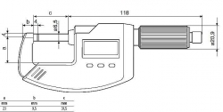 Digitální třmenové mikrometr Mahr: Micromar 40 ER