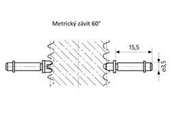 Micromar Závitové měřicí doteky Metrické