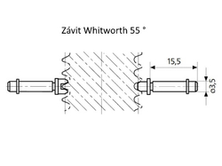 Micromar Závitové měřicí doteky Whitworth