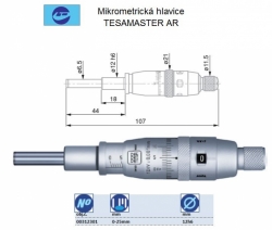 Mikrometrická hlavice TESAMASTER AR