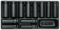 1500 ES-K 19 L Sada nástrčných klíčů 1/2" v 1/3 modulu ES