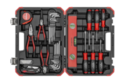 R38003043 Sada nástrojů " Measure-Cut-Screw" , 43 kusů