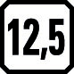 D 19 L (MM) nástrčný klíč vložka 1/2" 12bodový profil UD, dlouhý