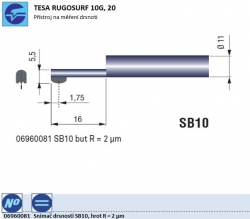 Snímač drsnosti SB10