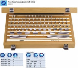 Tesa: Sada koncových měrek M112