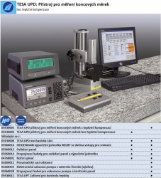TESA UPD přístroj pro měření koncových měrek bez teplotní kompenzace