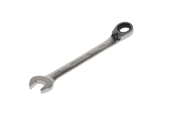 Ráčnový klíč R0720, oboustranný,  R07200190 Očkový ráčnový otevřený klíč R/L. SW19mm 247mm