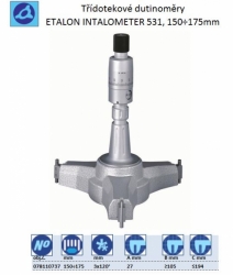 ETALON INTALOMETER 531, rozsah 150÷175mm