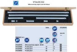 Mikrometrický odpich sady , rozsah 50÷170mm