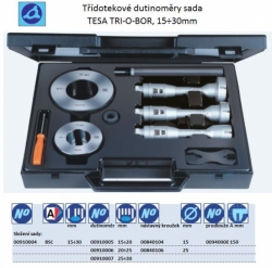 TESA TRI-O-BOR-Sady, rozsah 15÷30mm