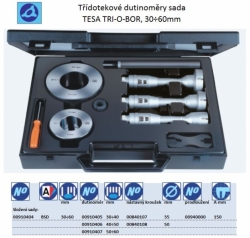 TESA TRI-O-BOR-Sady, rozsah 30÷60mm