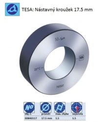 TESA: Nástavné kroužeky, průměr 17.5 mm