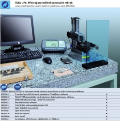 TESA UPC: Přístroj pro měření koncových měrek, PC Ano, Šablona Duální