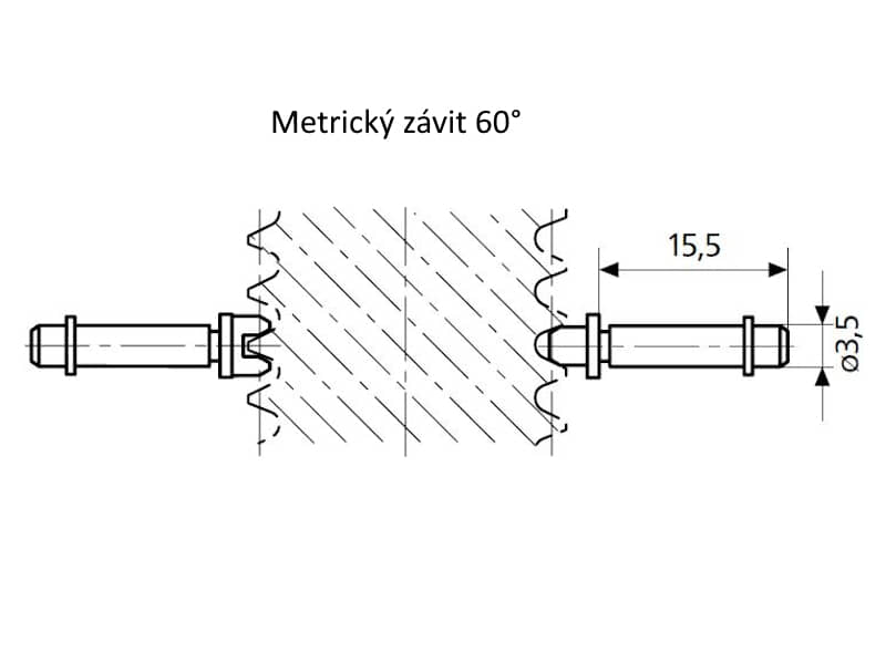 Micromar Závitové měřicí doteky Metrické
