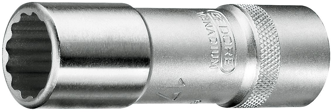 D 19 L (MM) nástrčný klíč vložka 1/2" 12bodový profil UD, dlouhý