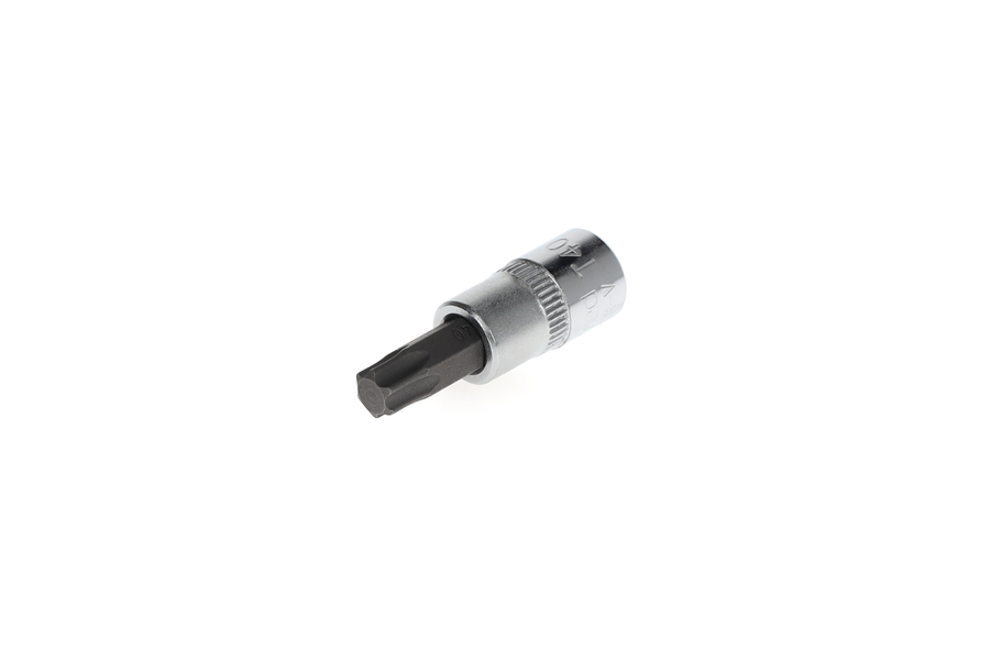 R4245 nástrčná hlavice bitů 1/4"pro vnitřní šrouby TX, krátká,  R42451806 Šroubovací bit 1/4 TX T40 L.37mm