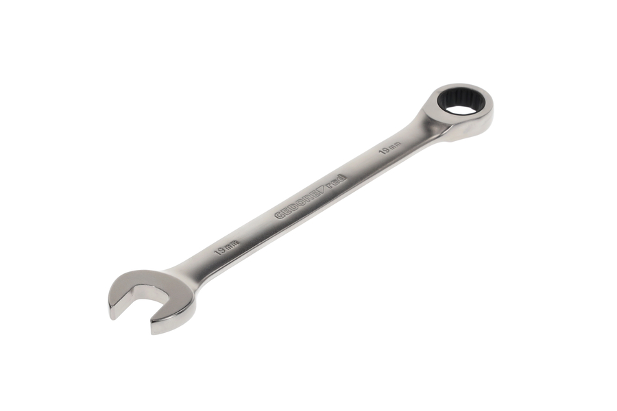 R0710 Ringratschenmaulschlüssel,  R07100190 Kombinovaný ráčnový klíč SW19mm L.250mm