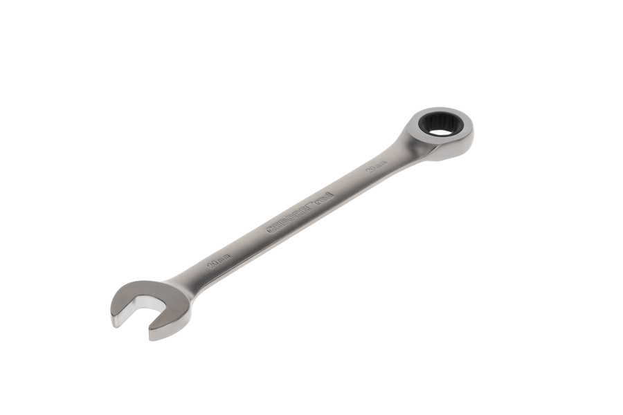 R0710 Ringratschenmaulschlüssel,  R07100200 Kombinovaný ráčnový klíč SW20mm L.285mm