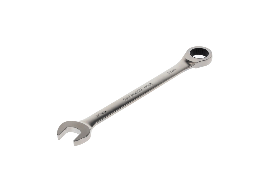 R0710 Ringratschenmaulschlüssel,  R07100320 Klíč kombinovaný ráčnový SW32mm L.425mm