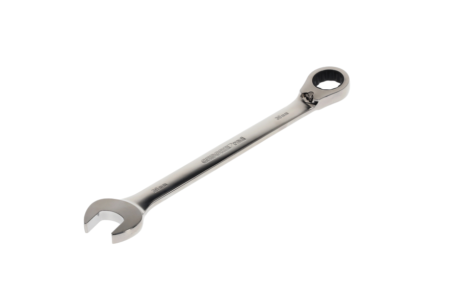 Ráčnový klíč R0720, oboustranný,  R07200360 Očkový ráčnový otevřený klíč R/L. SW36mm 482mm