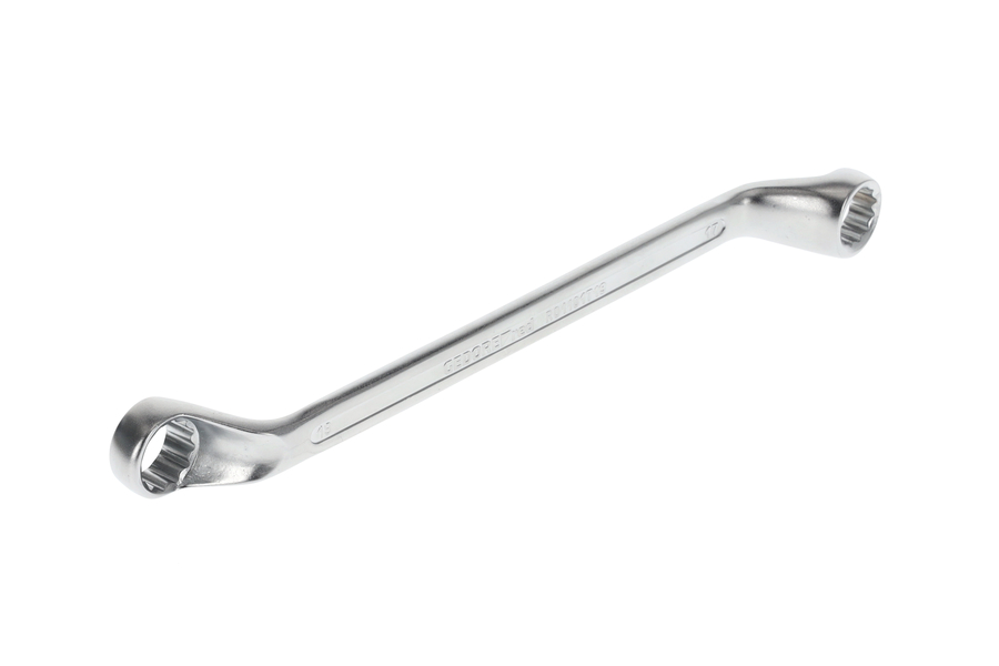 Klíč R0110 s dvojitým kroužkem,  R01101719 Dvojitý očkový klíč SW17x19mm L.268mm