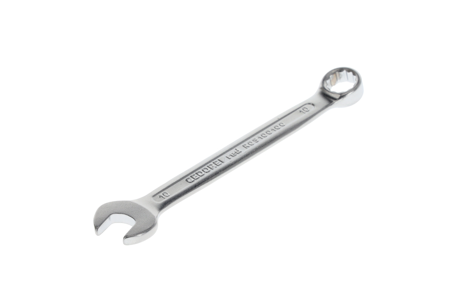 Kombinované klíče R0910 (MM) se stejnou šířkou naplocho,  R09100100 kombinovaný klíč SW10mm L.130mm