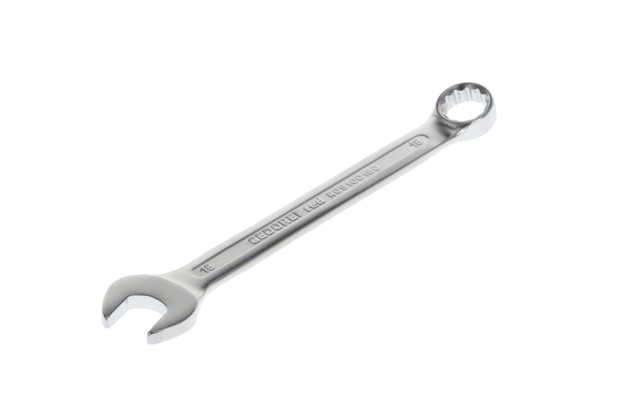Kombinované klíče R0910 (MM) se stejnou šířkou naplocho,  R09100180 očkoplochý klíč SW18mm L.220mm