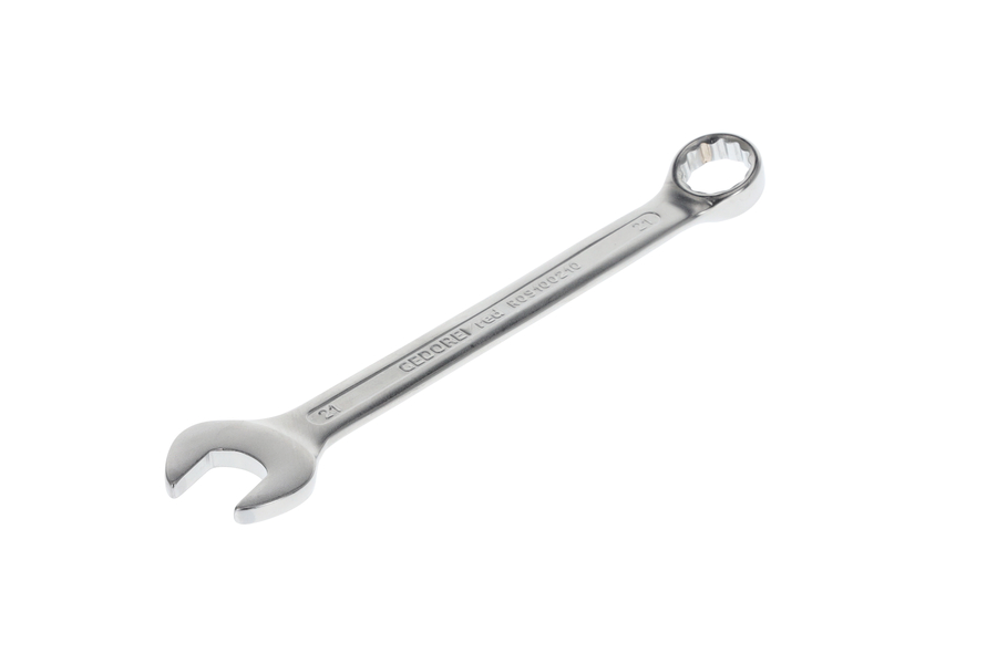 Kombinované klíče R0910 (MM) se stejnou šířkou naplocho,  R09100210 očkoplochý klíč SW21mm L.252mm