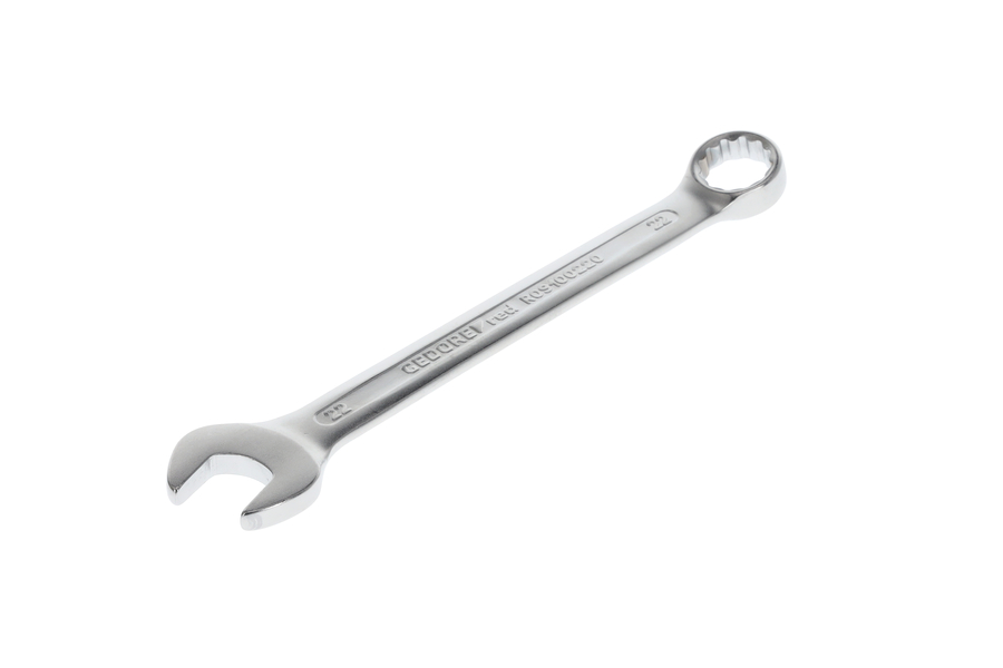 Kombinované klíče R0910 (MM) se stejnou šířkou naplocho,  R09100220 kombinovaný klíč SW22mm L.262mm