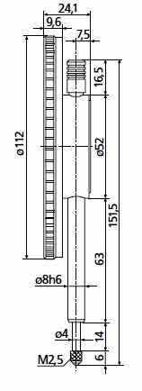 MarCator 810 AG rozměry