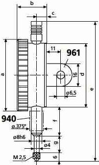 MarCator 810 SB / 803 SB rozměry