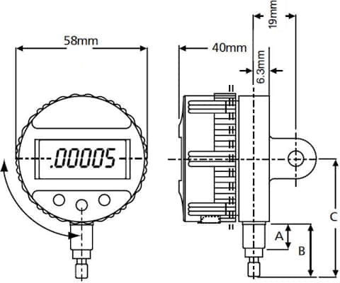 Millimess μMaxμm 2034205 Rozměry