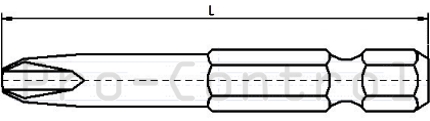 Rozměr Bity Phillips Stahlwille 1260-1262