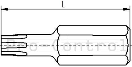Rozměry Bity Torx Plus Stahlwille 1436 IP-1446 IP